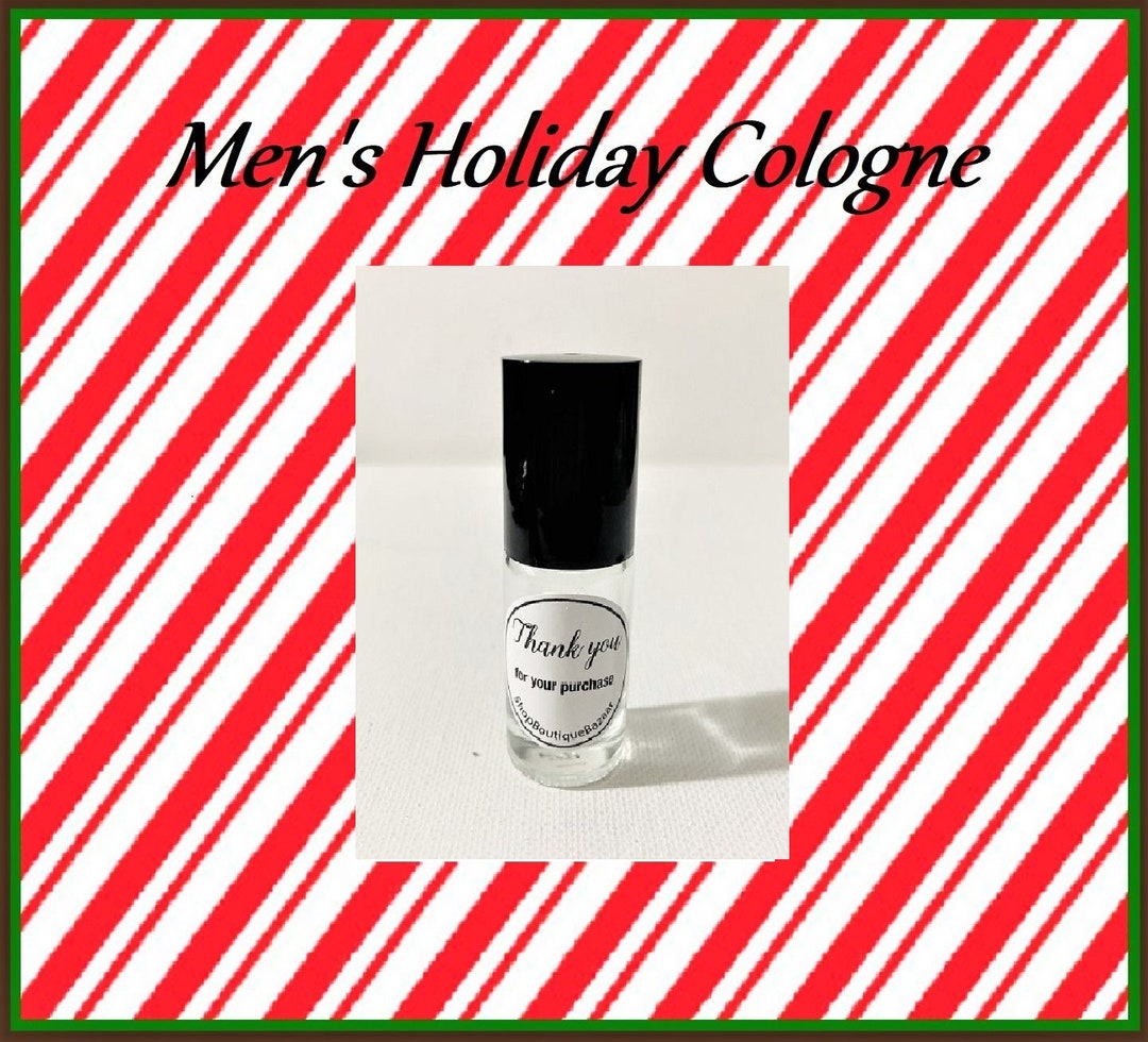 Men's HOLIDAY Cologne Roller Peppermint Juniper Cedar Etsy