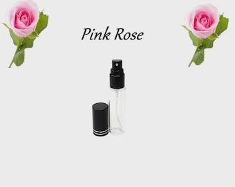 Lovely Feminine Pink Rose Handmade Perfume Spray for Women