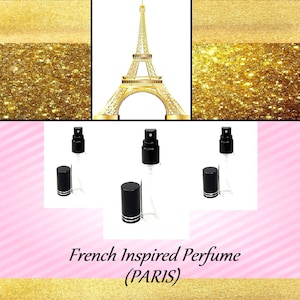 French (PARIS) Inspired Perfume Spray for Women, Musk, Amber Lovely Smell