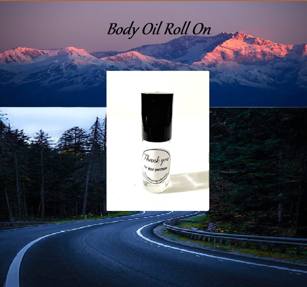 Mountain Getaway Body Oil Roll On, Teakwood Cedar Scented Perfume Oil