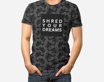 Shred Your Dreams Bike Jersey | All Over Print Bike Shirt | Mountain Biker Gift | Cyclist Gift  | Cool Mountain Bike Jersey | Men's Jerseys