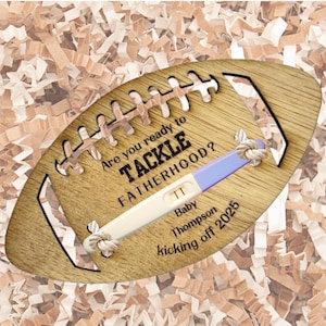 Pregnancy announcement reveal to husband, reveal dad to be,  football gift dad, pregnancy announcement daddy,  you&#39;re going to be a dad