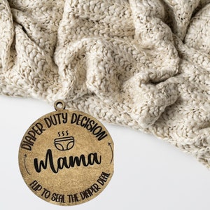 New parent decision flip coin, diaper duty, Baby shower gift, parent decision coin, newborn baby, baby gift, mom&#39;s turn, dad&#39;s turn