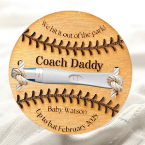 Pregnancy announcement reveal to husband, reveal dad to be, baseball gift dad to be, pregnancy announcement daddy,  you&#39;re going to be a dad