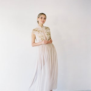 Cheongsam Wedding Dress, Modern Chinese Dress, Custom Qipao, Chinese Tea Ceremony Dress, Bridal Qipao, Bridal Cheongsam, A-Line Cheongsam