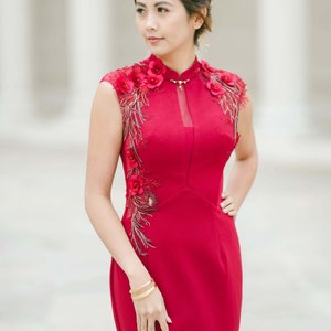花柄チャイナドレス | チャイナドレス チーパオ | 中国の