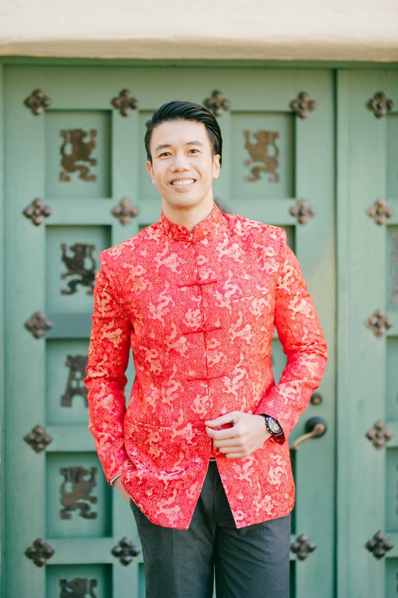 chinese wedding groom outfit