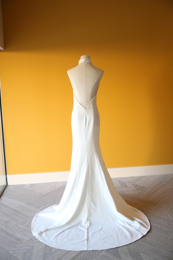 Modern Chinese Wedding Dress | Custom Gold Cheongsam | Traditional Qipao | White Cheongsam Dress | Chinese Bridal Dress | Tea Ceremony Dress