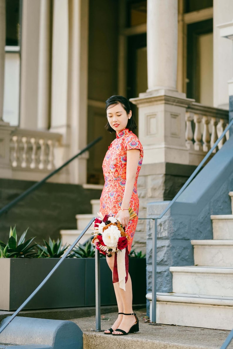 modernized qipao