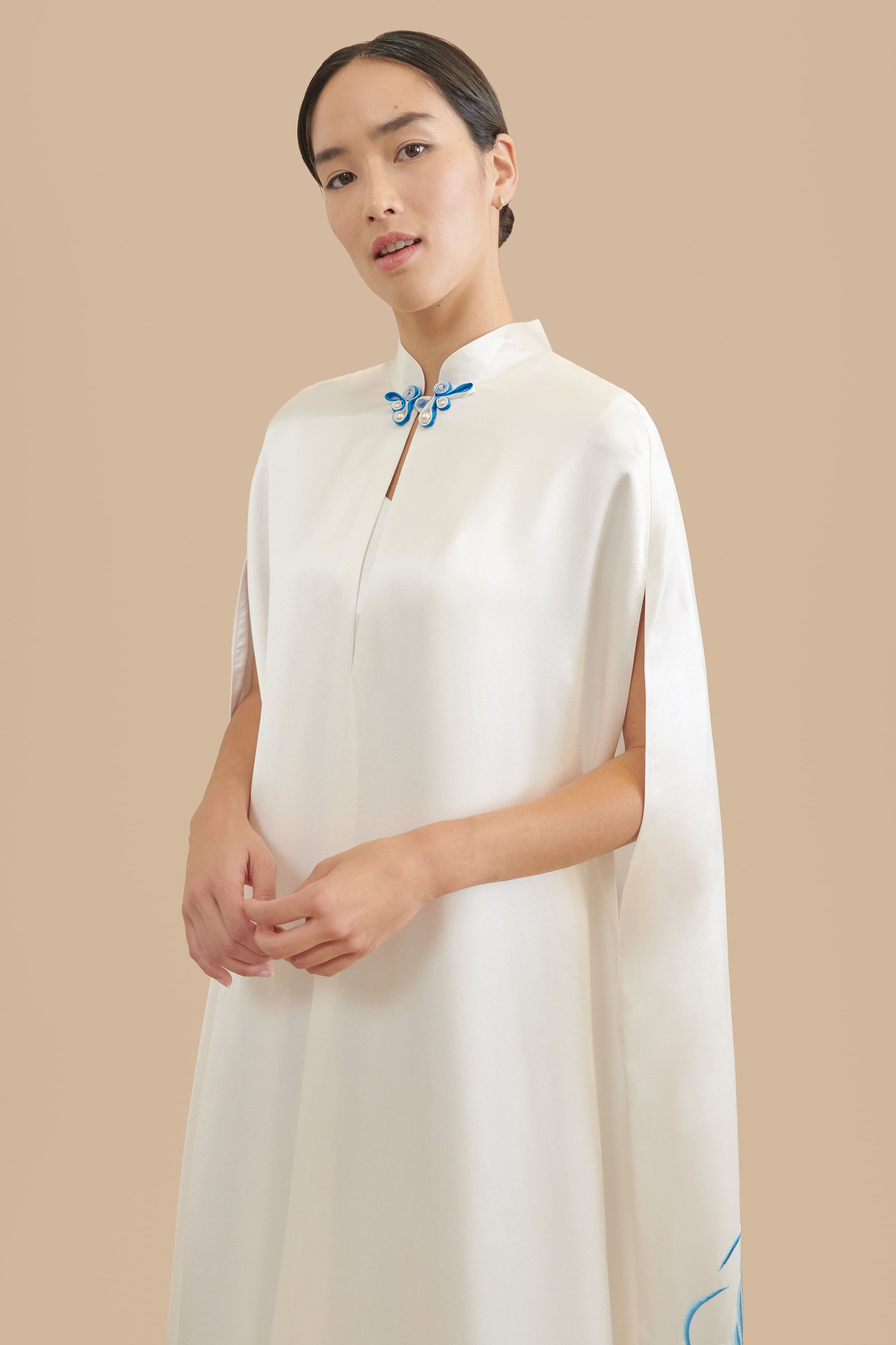 Wedding Cape | Modern Cheongsam Cape | Chinese Wedding Veil