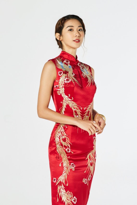 blue dress for baby girl Seraphine Backless Tie Bodycon Maxi Gown | Red main image 1