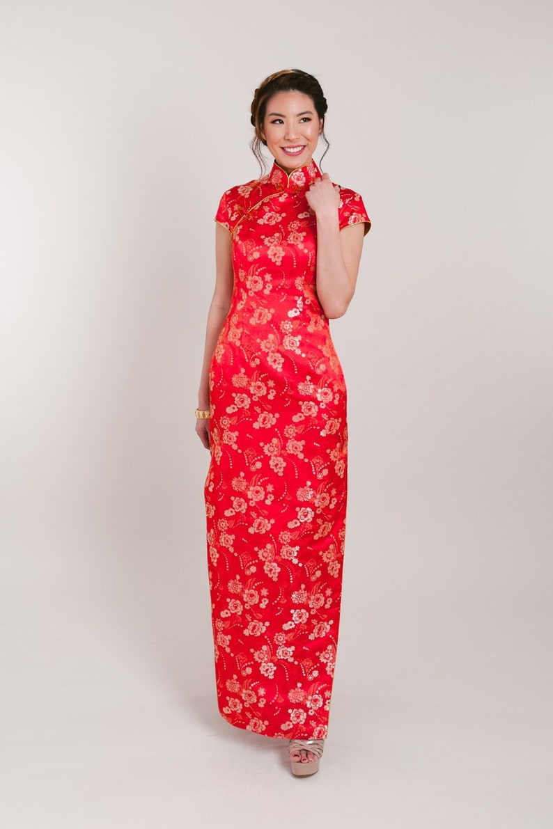 Gold Chinese Dresses