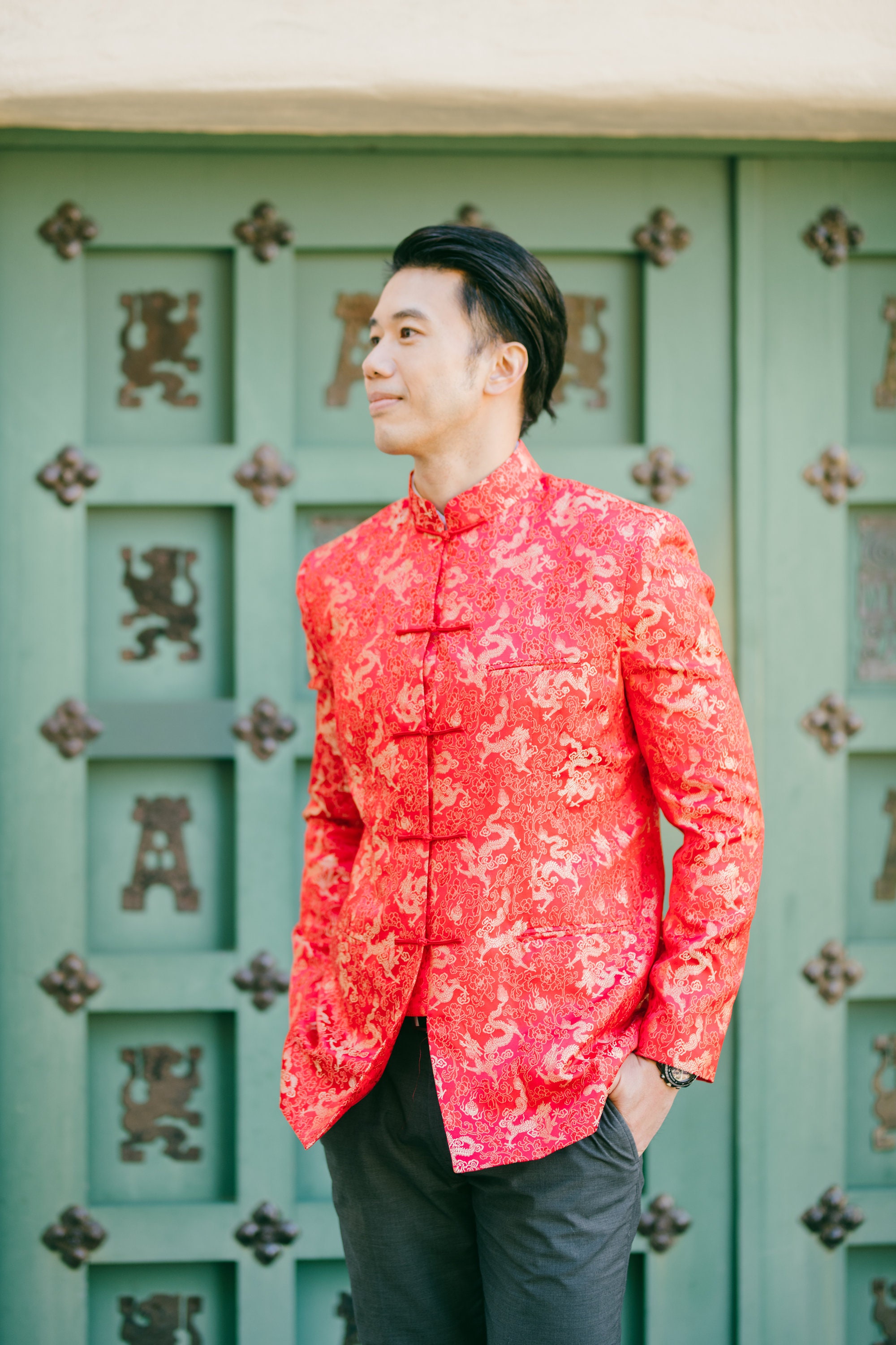 Chinese Wedding Groom Outfit Chinese Changshan Male - Etsy