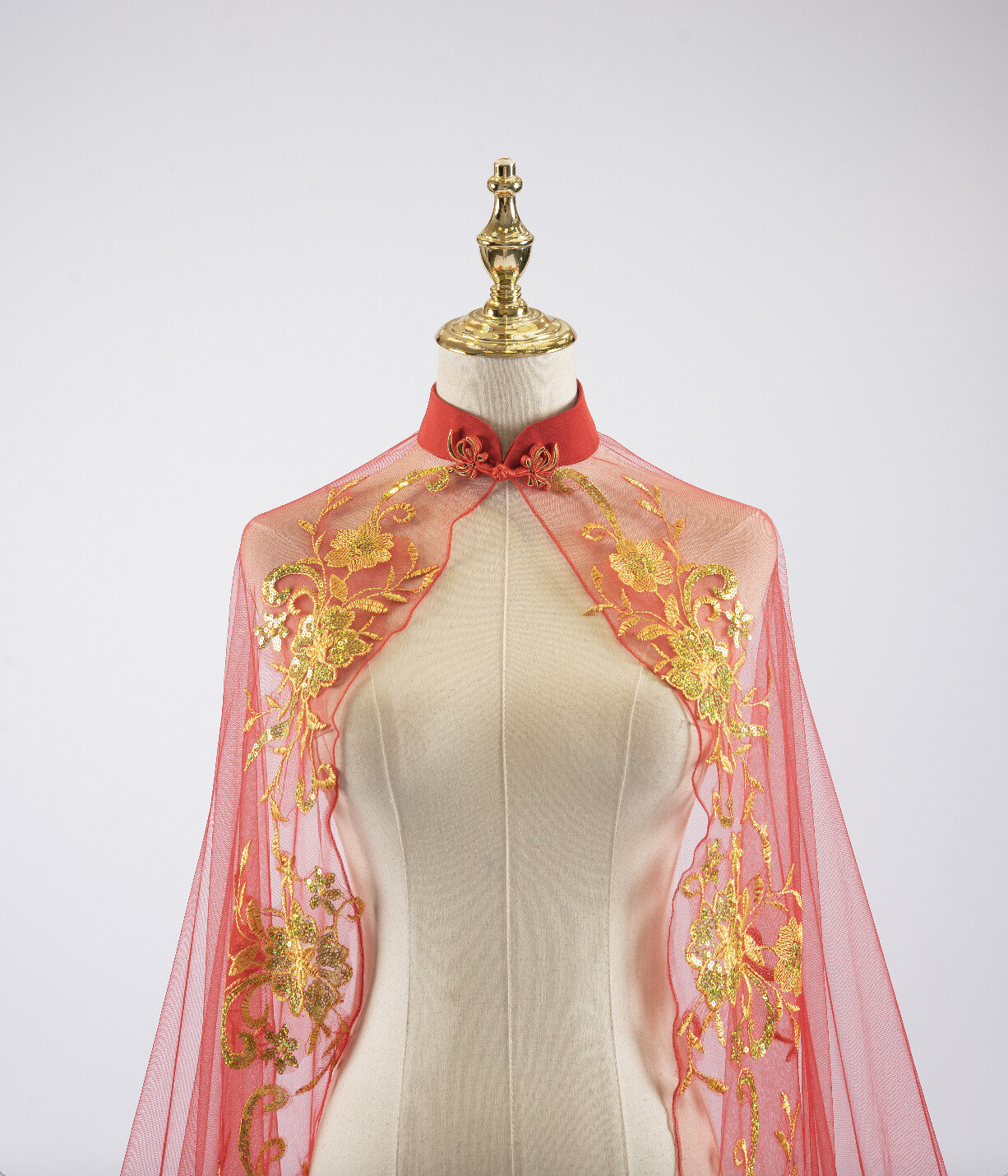 Chinese Wedding Cape, Cheongsam Cape, Qipao Cape, Modern Chinese