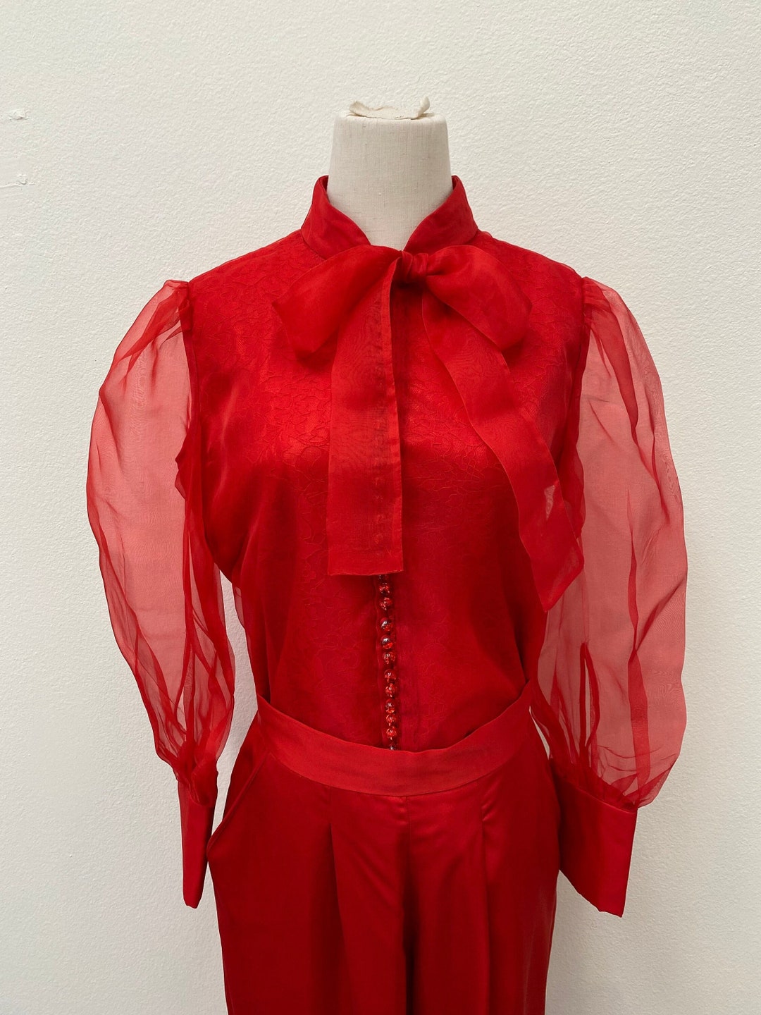 Modern Cheongsam Pantsuit Sample Chinese Wedding Pantsuit Etsy