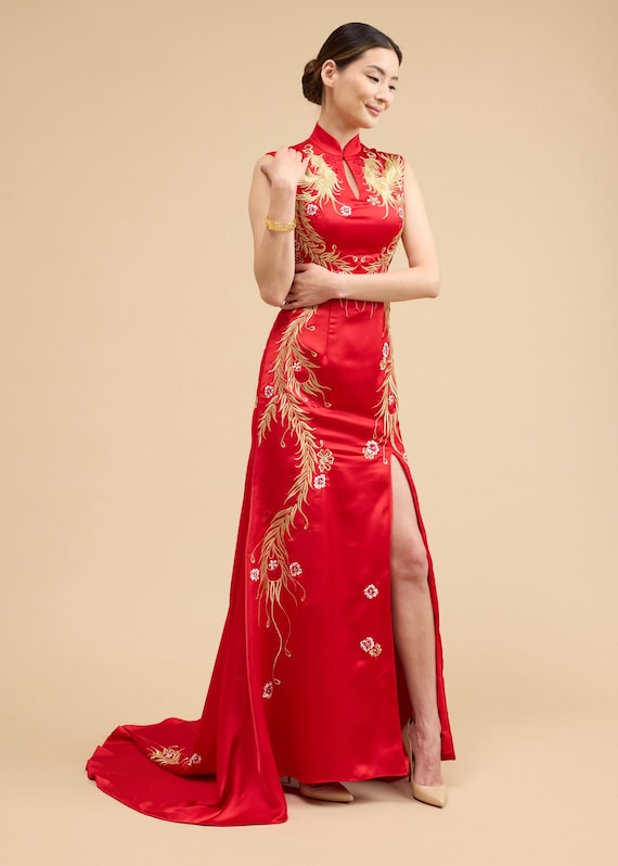 chinese dresses Chinese Style Vintage Flower Embroidery Sprout Green Hanfu Clothing Daily Wear(4PCS), Green / M main image 0