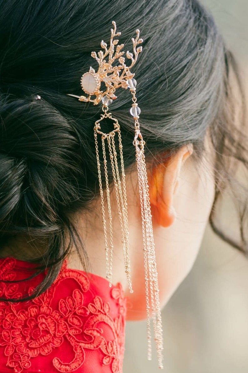 Chinese Wedding Hair Accessories Chinese Hair Pins Chinese Etsy UK