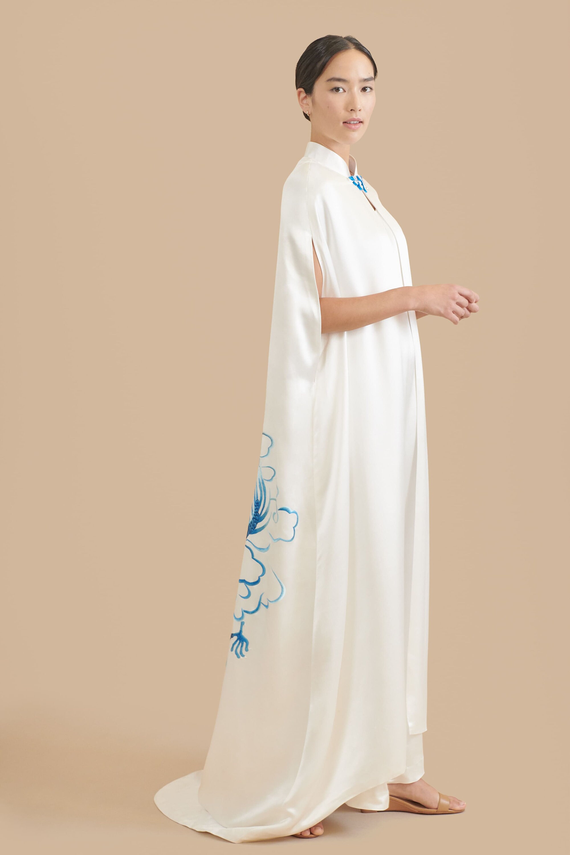 Wedding Cape | Modern Cheongsam Cape | Chinese Wedding Veil