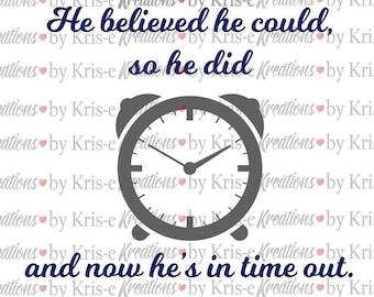 Time Out Chair Svg Etsy