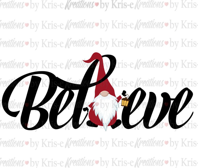 Download Gnome svg Believe svg Santa Gnome Christmas Shirt Design ...
