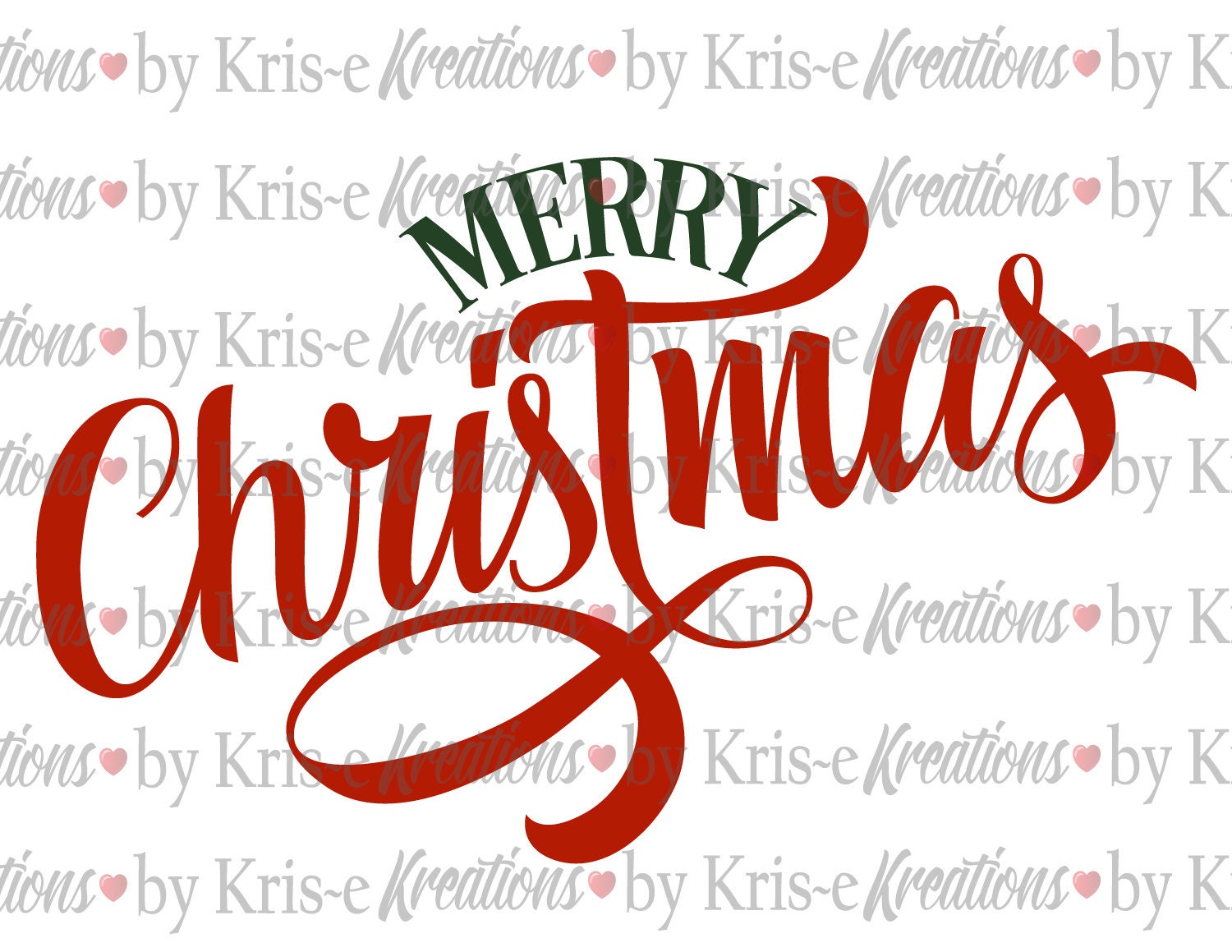 Download Merry Christmas svg Typography Quote SVG PNG JPEG | Etsy