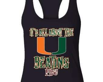 It’s All About The U Beating- Racerback Tank
