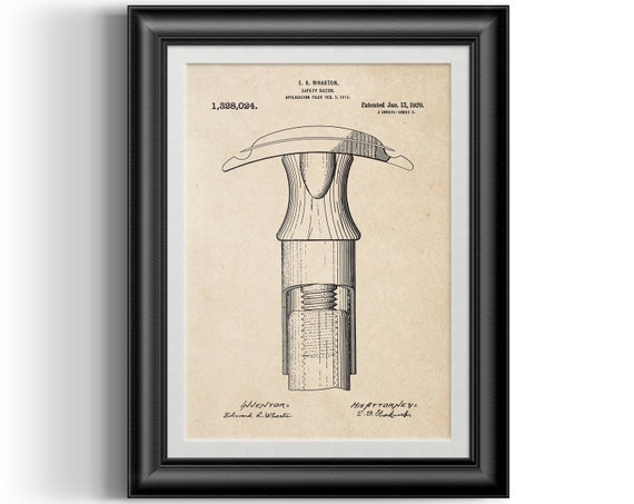 Reproduction. Thin Gillette Vintage magazine advert poster Wall art