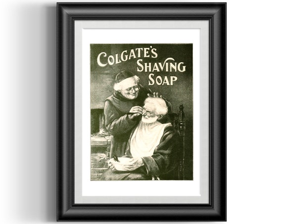 vintage Colgate advert Poster Reproduction. Wall art Why pick on women