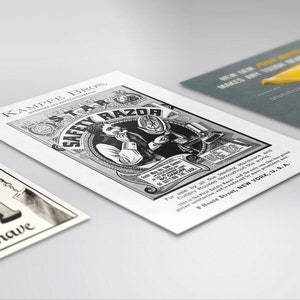 Kampfe Bros Star Safety Razor Poster Print, Remastered and Cleaned ...