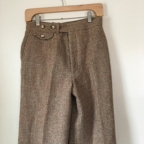 Ralph Lauren Vintage 1970s Tweed Wool Blue Label T