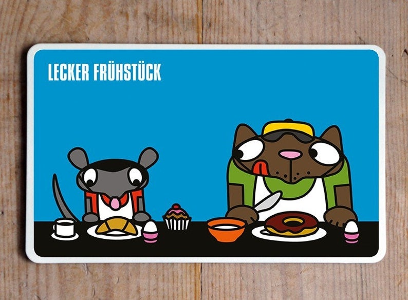 Brettchen Lecker Frühstück Bild 1