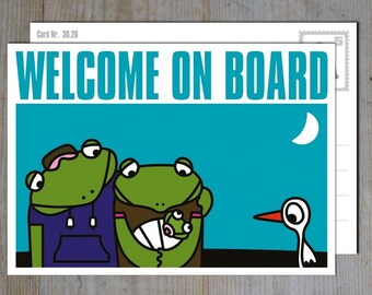 Welcome on board Card