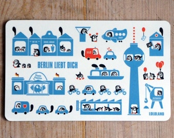 Board &quot;Berlin loves you&quot;