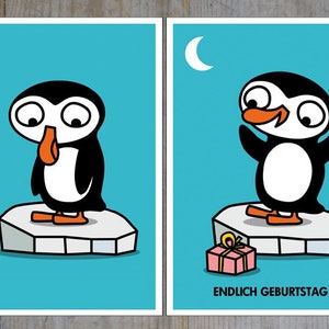 Penguin Wiggle Card