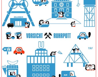 Tea towel Ruhrpott