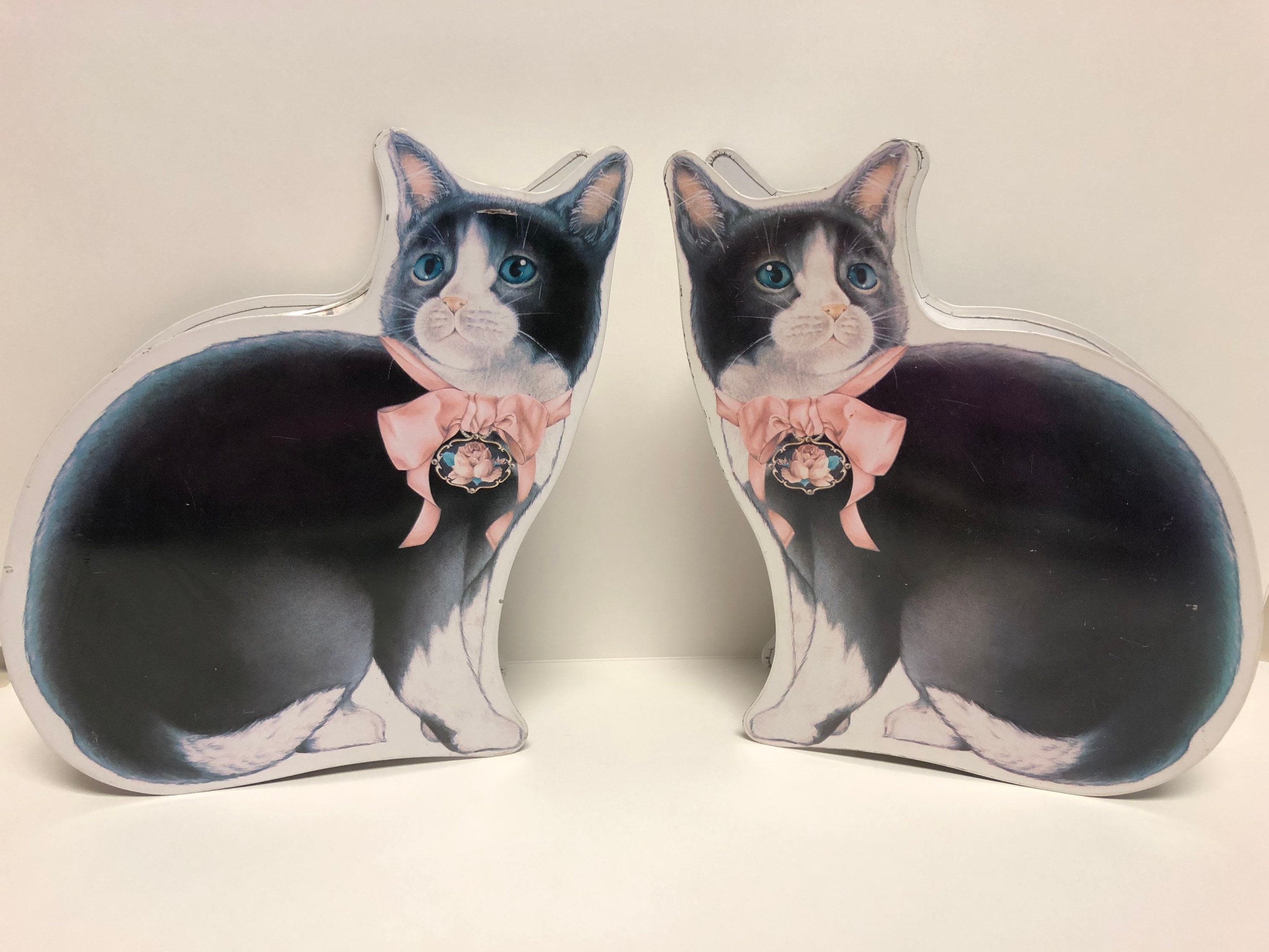 Cat Tin Kitten Tin cat lover collectible Tin Knick knack Etsy