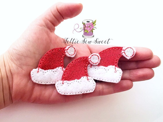 glitter christmas hat