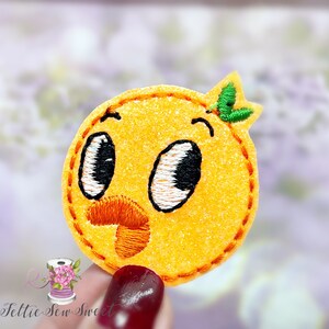 Orange Bird feltieS - Bird Felties - Bird Embellishments