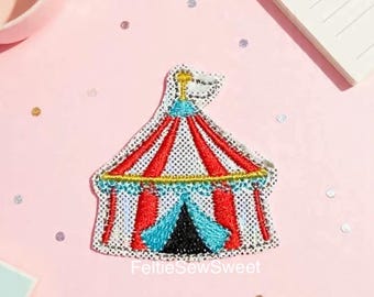 Circus Tent, Tent Feltie, Circus feltie, 3 pcs