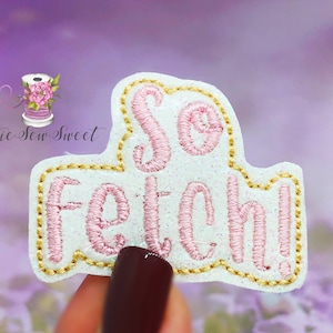 So Fetch Felties, Gilmore Felties, Planner  clip, Felties, Felt Appliques, Set of 3