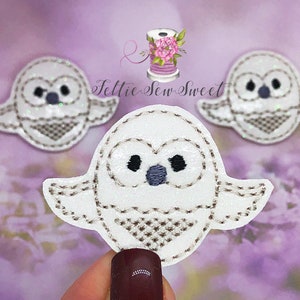 Wizard Owl feltie, Owl Feltie Set of 3