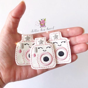 Mini Camera Feltie, Camera Felties, Set of 3