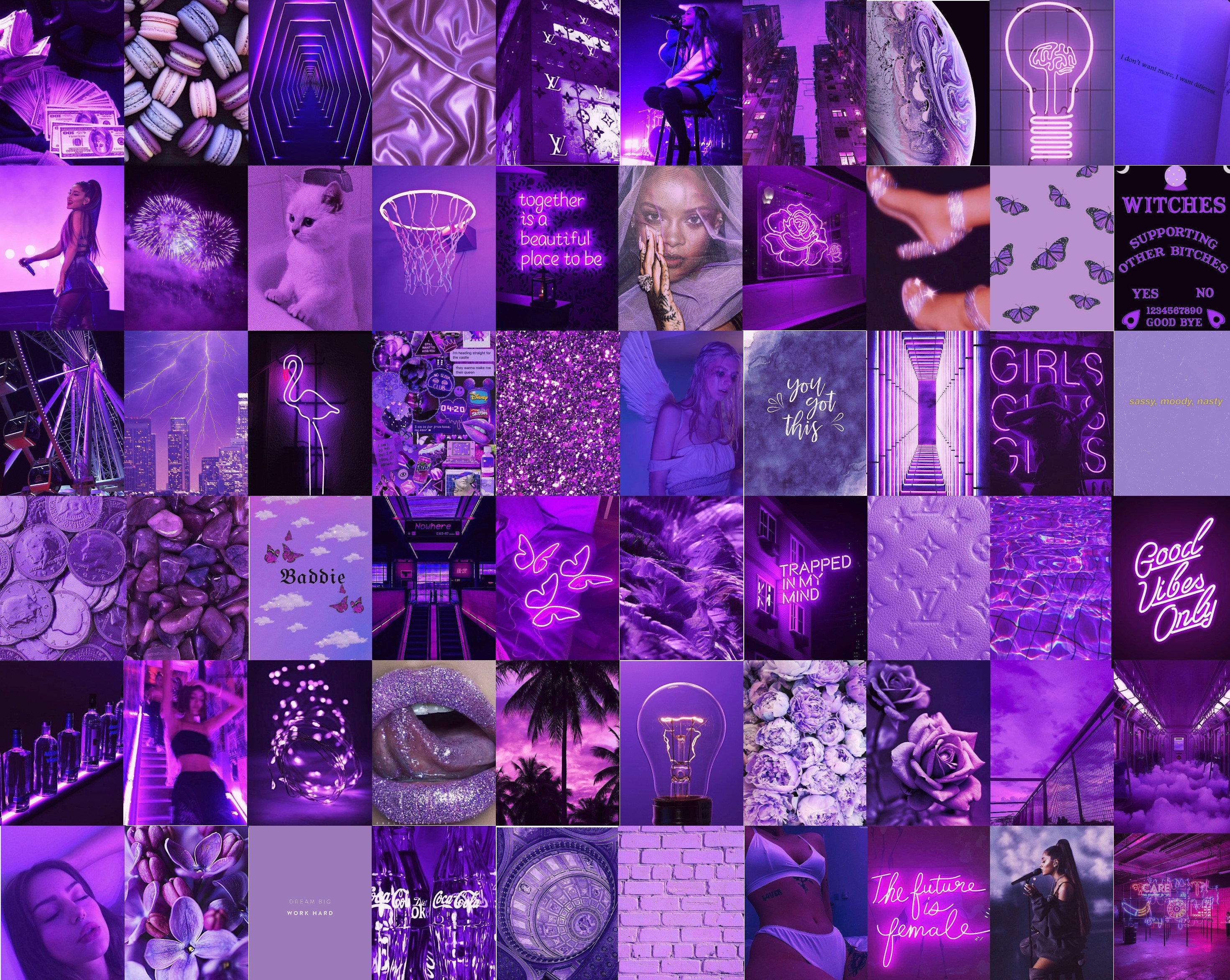 If you're searching for aesthetic baddie wallpapers purple theme, you.