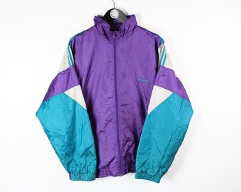 purple adidas windbreaker