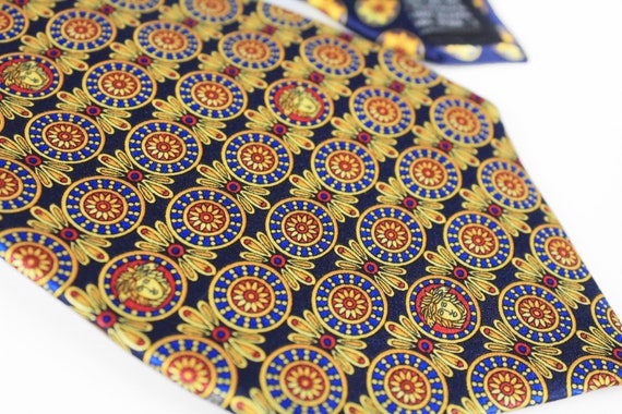 vintage GIANNI VERSACE men's 100% silk Tie made i… - image 5