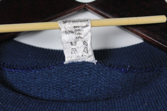 vintage PUMA sweatshirt authentic navy blue crewn… - image 5