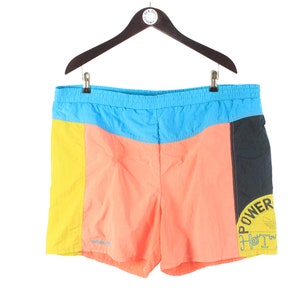 vintage ADIDAS swimming shorts Size XL men&#39;s authentic 90&#39;s sport Germany unique style summer multicolor ocean wear summer vibe shorts