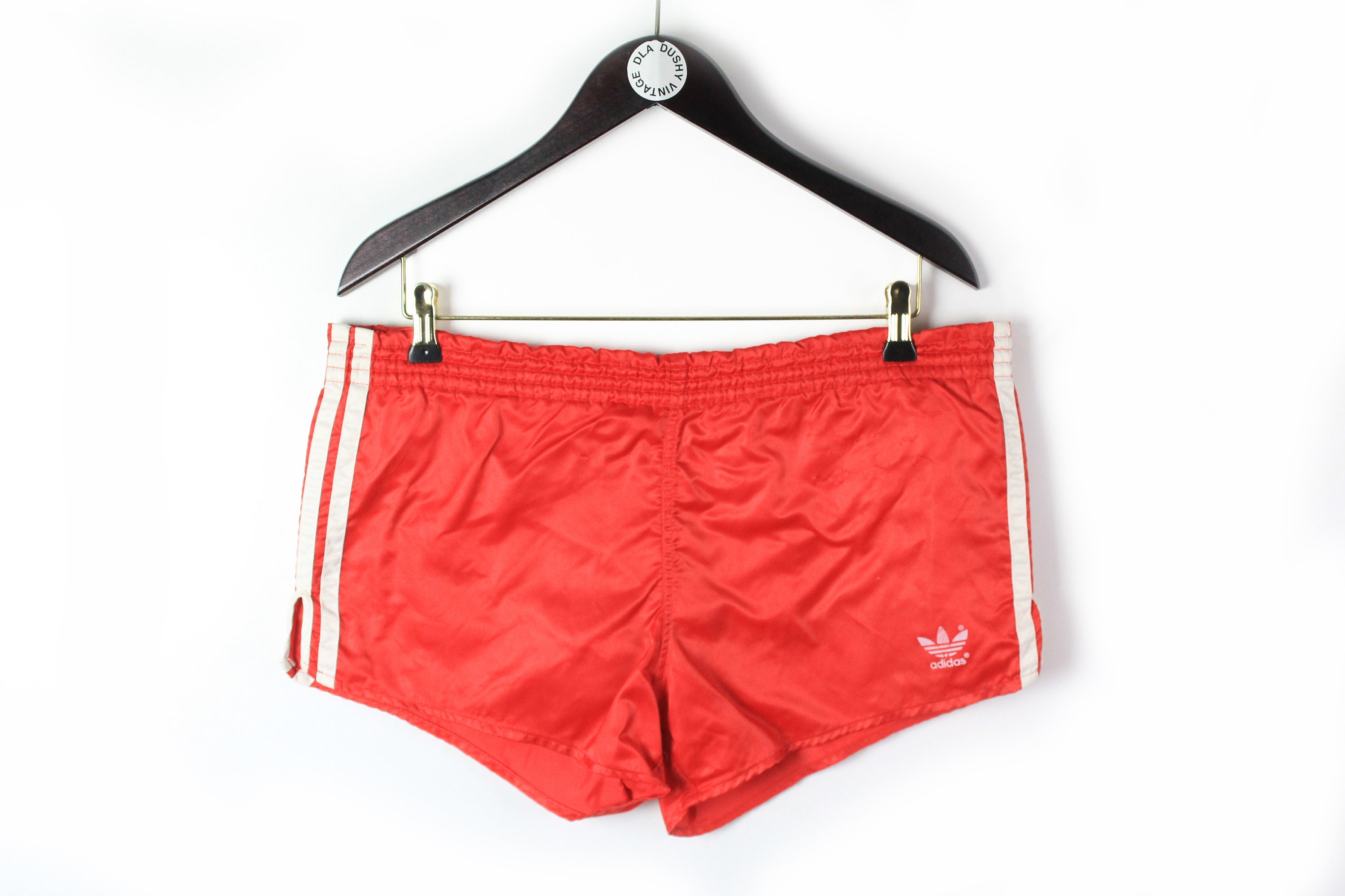 Vintage ADIDAS Shorts Size XL Red Small Logo -