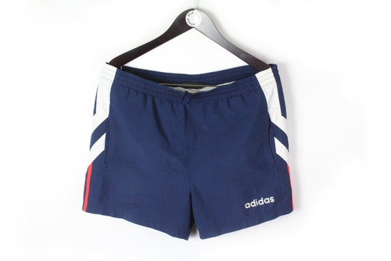 Vintage ADIDAS ORIGINALS Shorts Size L/XL Logo Authentic 90's Sport Germany  Activewear Swimming Style Outfit Navy Blue Summer Above the Knee - Etsy