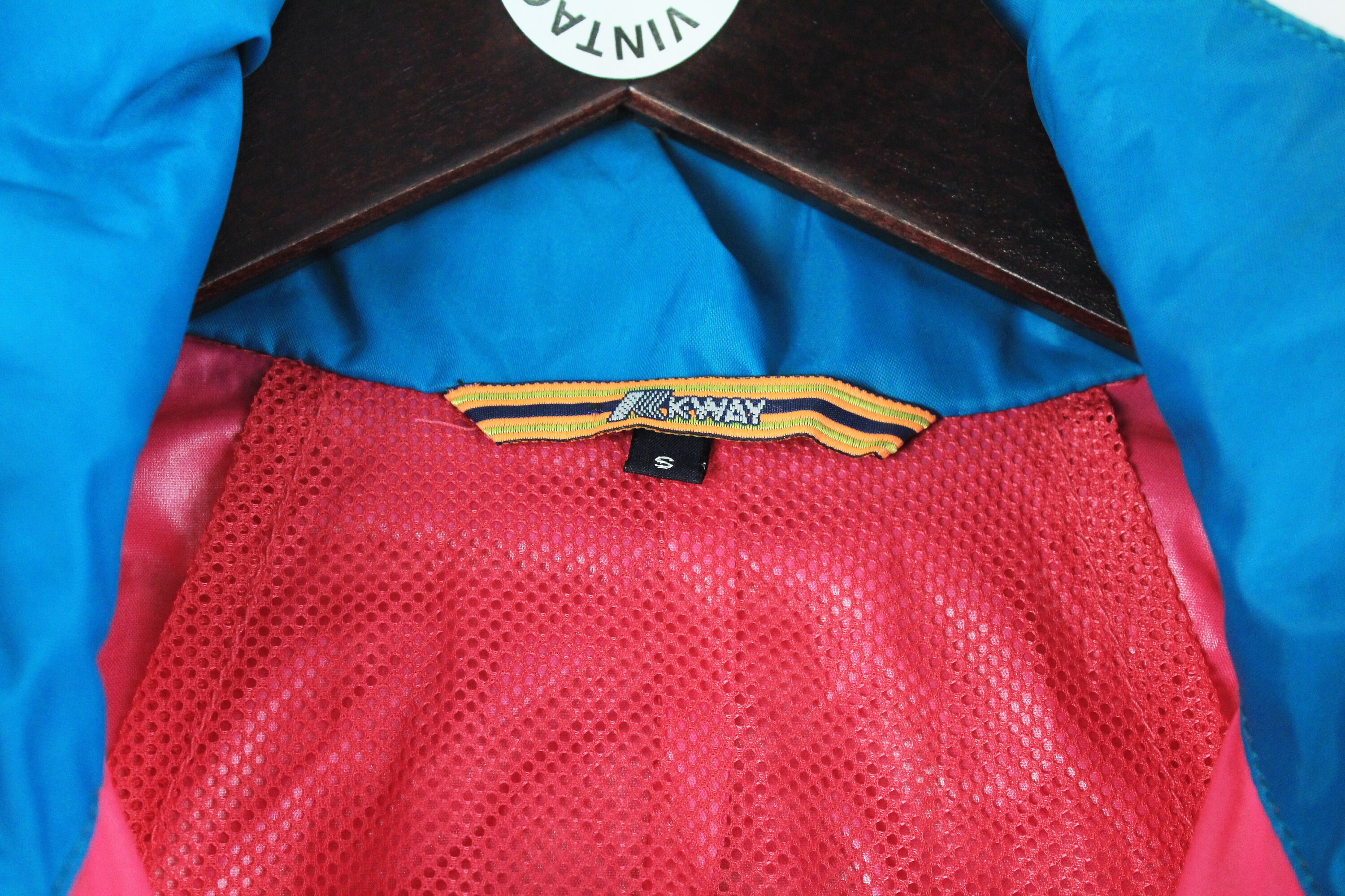 Vintage K-WAY International Full Zip Jacket Rain Coat